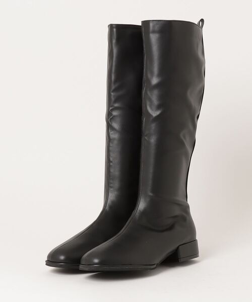 JOLI ENCORE ジョリー アンコール SOFT SQ LBT 3 ソフトスクエアロングブーツ 3 JE86004 BLACK（ブーツ）｜ABC-MART（エービーシーマート）