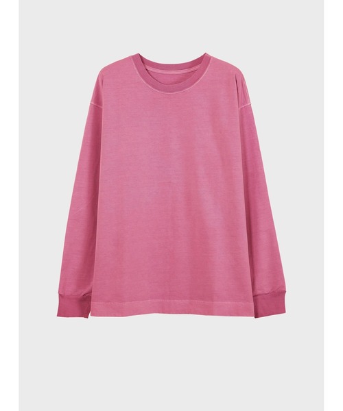 STUNNING LURE（スタニングルアー）の「フェードダイロングTシャツ（Tシャツ/カットソー・レディース・スモークピンク/ライトベージュ・S/M）」の13枚目の写真