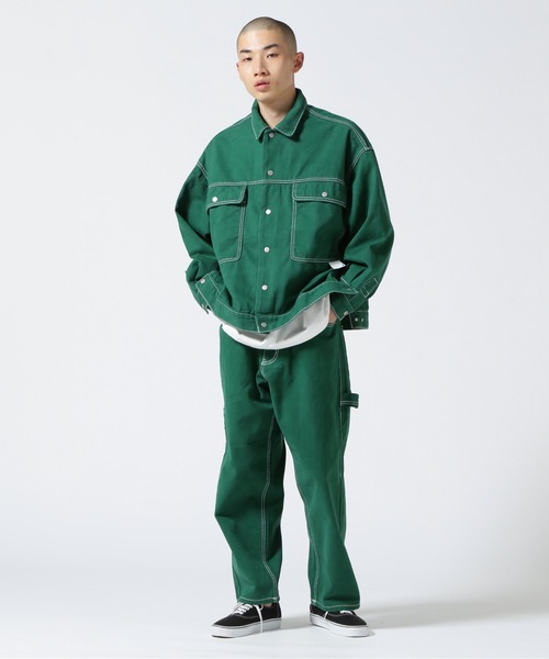 DANKE SCHON（ダンケシェーン）の「DankeSchon/ダンケシェーン/０SITCH COVERALLS（その他アウター・メンズ・ブルー/グリーン/ブラック/ホワイト系2・F）」の12枚目の写真
