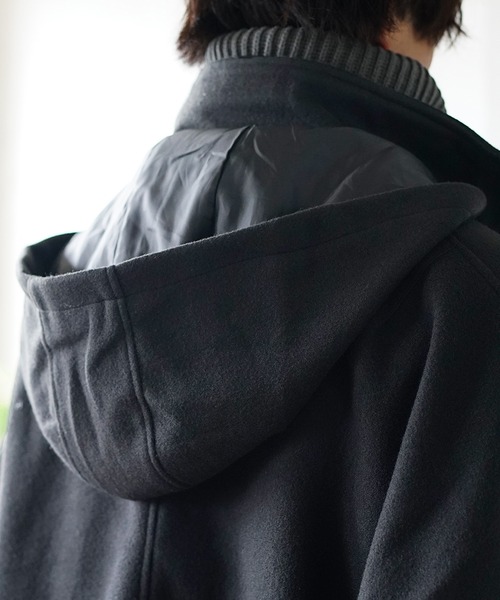 MinoriTY】メルトン素材ドルマンマウンテンパーカーブルゾン ドルマン