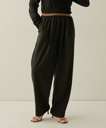 COLLAGE GALLARDAGALANTE | ウエストゴムワイドパンツ(スラックス)