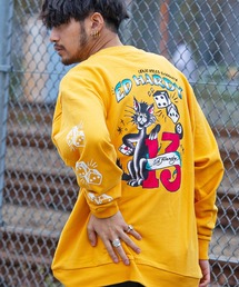 『ED HARDY/エドハーディー』プリント長袖スウェットトレーナー3タイプ