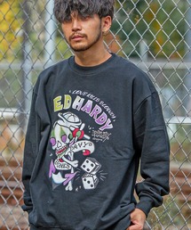 『ED HARDY/エドハーディー』プリント長袖スウェットトレーナー3タイプ