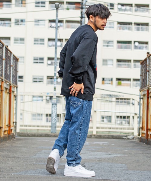 Ed Hardy(エドハーディー)の「『ED HARDY/エドハーディー』プリント長袖スウェットトレーナー3タイプ(Tシャツ/カットソー・メンズ・ブラック系2/グリーン系2/ブラック/イエロー/ブルー/ブルー系1/ブラック系1/グリーン/グリーン系1・L/M)」の11枚目の写真