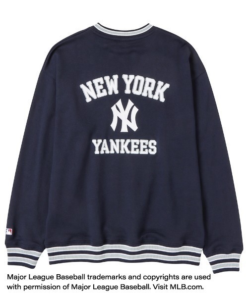 MLB(メジャーリーグベースボール)の「MLB メジャーリーグベースボール リブライントレーナー(スウェット・メンズ・レッド/グレー/ネイビー/ブラック/グリーン・M/L/XL)」の5枚目の写真