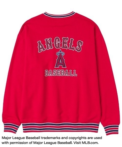 MLB(メジャーリーグベースボール)の「MLB メジャーリーグベースボール リブライントレーナー(スウェット・メンズ・レッド/グレー/ネイビー/ブラック/グリーン・M/L/XL)」の1枚目の写真