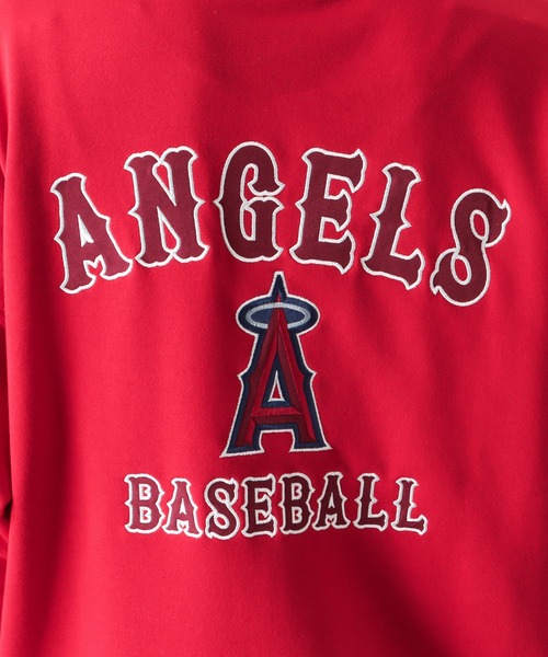 MLB(メジャーリーグベースボール)の「MLB メジャーリーグベースボール リブライントレーナー(スウェット・メンズ・レッド/グレー/ネイビー/ブラック/グリーン・M/L/XL)」の11枚目の写真
