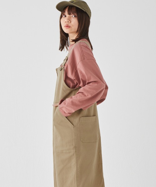 KRIFF MAYER Lady's Collection（クリフメイヤーレディースコレクション）の「ベイカージャンスカ（ジャンパースカート・レディース・ブラック/カーキ/オフホワイト/タン・MEDIUM/LARGE）」の14枚目の写真