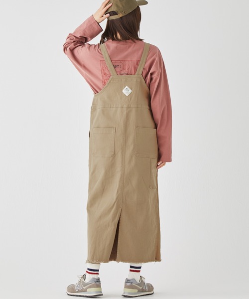 KRIFF MAYER Lady's Collection（クリフメイヤーレディースコレクション）の「ベイカージャンスカ（ジャンパースカート・レディース・ブラック/カーキ/オフホワイト/タン・MEDIUM/LARGE）」の7枚目の写真