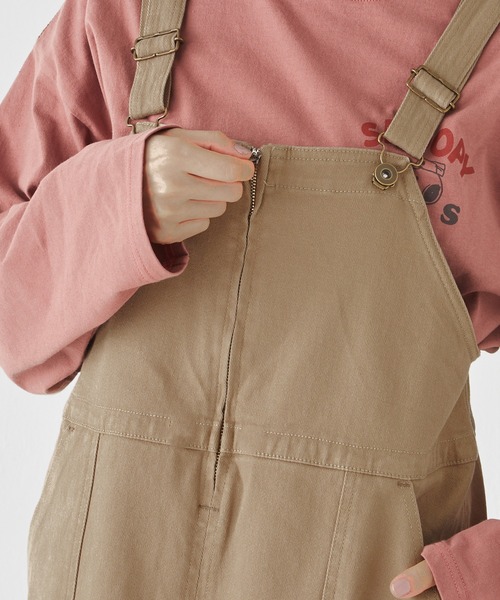 KRIFF MAYER Lady's Collection（クリフメイヤーレディースコレクション）の「ベイカージャンスカ（ジャンパースカート・レディース・ブラック/カーキ/オフホワイト/タン・MEDIUM/LARGE）」の19枚目の写真