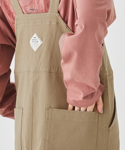 KRIFF MAYER Lady's Collection（クリフメイヤーレディースコレクション）の「ベイカージャンスカ（ジャンパースカート・レディース・ブラック/カーキ/オフホワイト/タン・MEDIUM/LARGE）」の12枚目の写真