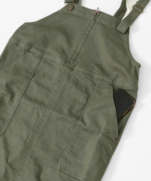 KRIFF MAYER Lady's Collection（クリフメイヤーレディースコレクション）の「ベイカージャンスカ（ジャンパースカート・レディース・ブラック/カーキ/オフホワイト/タン・MEDIUM/LARGE）」の10枚目の写真