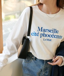 DISCOAT | エンブロイダリーロゴロングスリーブTシャツ(Tシャツ/カットソー)
