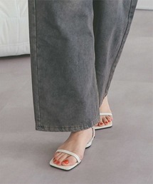 titivate | スクエアトゥナローサンダル(サンダル)