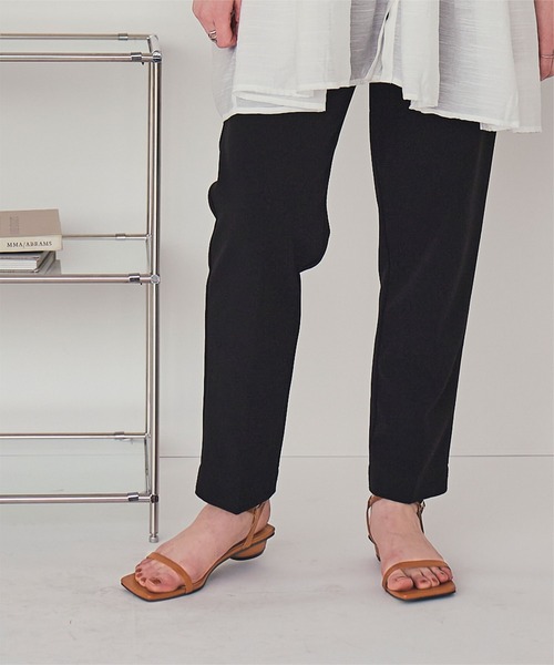 titivate（ティティベイト）の「スクエアトゥナローサンダル（サンダル・レディース・ブラック/キャメル/グリーン/オフホワイト/オレンジ/ブラック系その他/イエロー系その他2/イエロー系その他/シルバー系その他/ブラウン系その他・M/S/L/LL）」の16枚目の写真