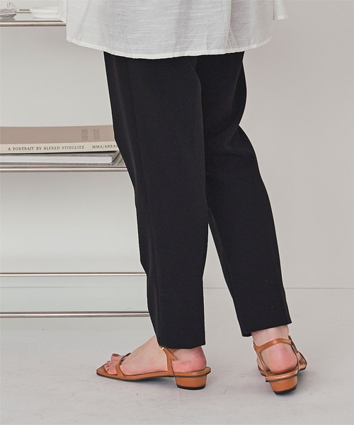 titivate（ティティベイト）の「スクエアトゥナローサンダル（サンダル・レディース・ブラック/キャメル/グリーン/オフホワイト/オレンジ/ブラック系その他/イエロー系その他2/イエロー系その他/シルバー系その他/ブラウン系その他・M/S/L/LL）」の18枚目の写真