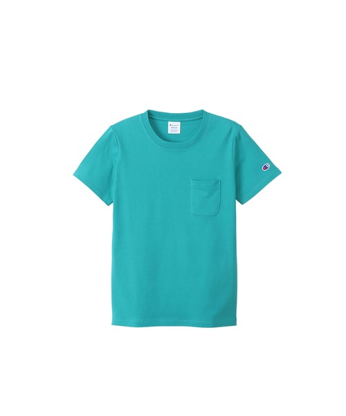 Champion(チャンピオン)の「【Champion/チャンピオン】レディース ショートスリーブポケットTシャツ(Tシャツ/カットソー・レディース・ホワイト/グレー/グリーン系その他/ライトピンク/ブラック/ベージュ系その他3/ブラウン/オートミール/グリーン系その他2/ブルー系その他2/バーガンディー/ネイビー・MEDIUM/LARGE)」の7枚目の写真