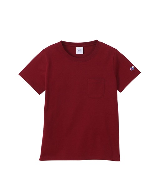 Champion(チャンピオン)の「【Champion/チャンピオン】レディース ショートスリーブポケットTシャツ(Tシャツ/カットソー・レディース・ホワイト/グレー/グリーン系その他/ライトピンク/ブラック/ベージュ系その他3/ブラウン/オートミール/グリーン系その他2/ブルー系その他2/バーガンディー/ネイビー・MEDIUM/LARGE)」の12枚目の写真