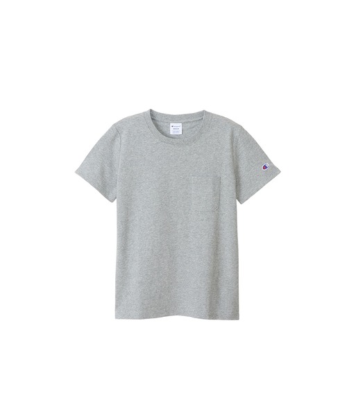Champion(チャンピオン)の「【Champion/チャンピオン】レディース ショートスリーブポケットTシャツ(Tシャツ/カットソー・レディース・ホワイト/グレー/グリーン系その他/ライトピンク/ブラック/ベージュ系その他3/ブラウン/オートミール/グリーン系その他2/ブルー系その他2/バーガンディー/ネイビー・MEDIUM/LARGE)」の3枚目の写真