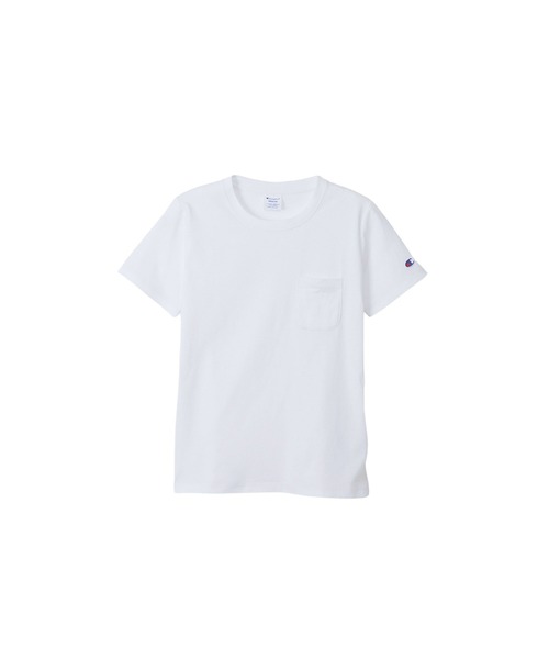 Champion(チャンピオン)の「【Champion/チャンピオン】レディース ショートスリーブポケットTシャツ(Tシャツ/カットソー・レディース・ホワイト/グレー/グリーン系その他/ライトピンク/ブラック/ベージュ系その他3/ブラウン/オートミール/グリーン系その他2/ブルー系その他2/バーガンディー/ネイビー・MEDIUM/LARGE)」の2枚目の写真