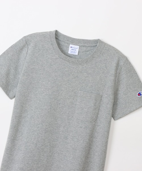 Champion(チャンピオン)の「【Champion/チャンピオン】レディース ショートスリーブポケットTシャツ(Tシャツ/カットソー・レディース・ホワイト/グレー/グリーン系その他/ライトピンク/ブラック/ベージュ系その他3/ブラウン/オートミール/グリーン系その他2/ブルー系その他2/バーガンディー/ネイビー・MEDIUM/LARGE)」の16枚目の写真