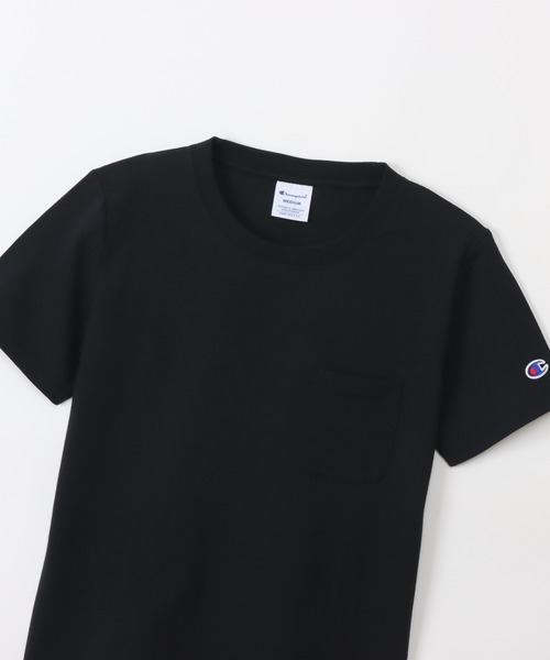 Champion(チャンピオン)の「【Champion/チャンピオン】レディース ショートスリーブポケットTシャツ(Tシャツ/カットソー・レディース・ホワイト/グレー/グリーン系その他/ライトピンク/ブラック/ベージュ系その他3/ブラウン/オートミール/グリーン系その他2/ブルー系その他2/バーガンディー/ネイビー・MEDIUM/LARGE)」の13枚目の写真