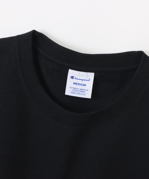 Champion(チャンピオン)の「【Champion/チャンピオン】レディース ショートスリーブポケットTシャツ(Tシャツ/カットソー・レディース・ホワイト/グレー/グリーン系その他/ライトピンク/ブラック/ベージュ系その他3/ブラウン/オートミール/グリーン系その他2/ブルー系その他2/バーガンディー/ネイビー・MEDIUM/LARGE)」の14枚目の写真