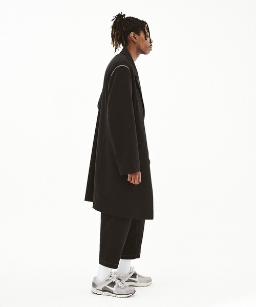 NOISE MAKER（ノイズメーカー）の「2WAYスプリングチェスターコート（チェスターコート・メンズ・ブラック・MEDIUM/LARGE）」の4枚目の写真