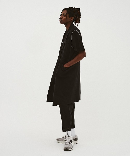 NOISE MAKER（ノイズメーカー）の「2WAYスプリングチェスターコート（チェスターコート・メンズ・ブラック・MEDIUM/LARGE）」の7枚目の写真