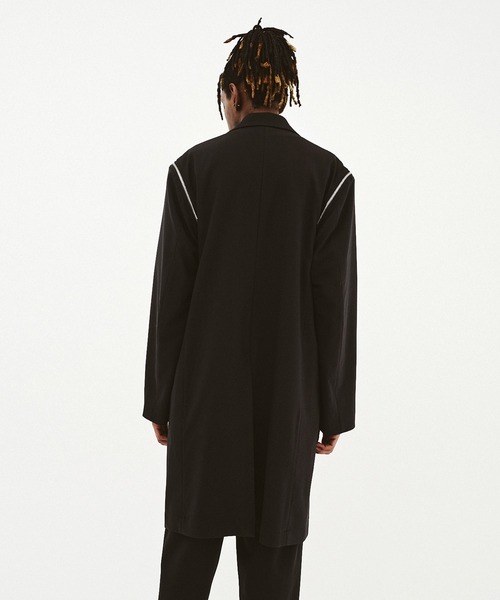 NOISE MAKER（ノイズメーカー）の「2WAYスプリングチェスターコート（チェスターコート・メンズ・ブラック・MEDIUM/LARGE）」の5枚目の写真