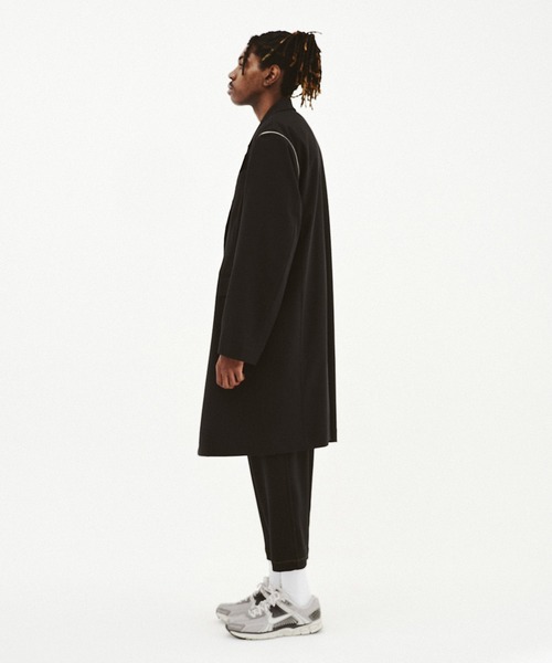 NOISE MAKER（ノイズメーカー）の「2WAYスプリングチェスターコート（チェスターコート・メンズ・ブラック・MEDIUM/LARGE）」の3枚目の写真