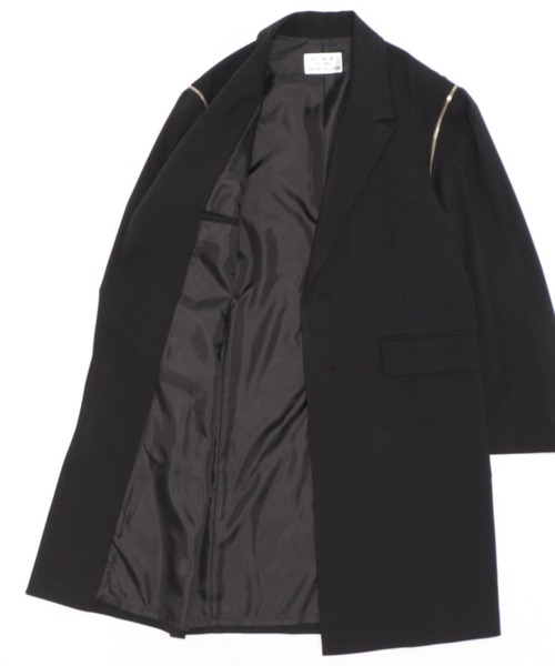 NOISE MAKER（ノイズメーカー）の「2WAYスプリングチェスターコート（チェスターコート・メンズ・ブラック・MEDIUM/LARGE）」の11枚目の写真