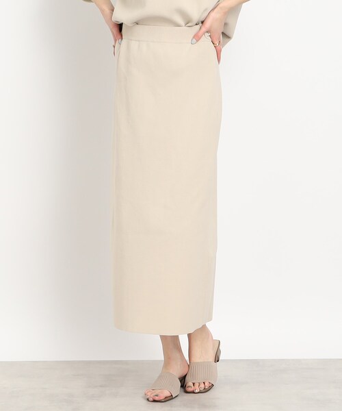 DRESKIP（ドレスキップ）の「◆【セットアップ可/前後2WAY】大人コーデに欠かせない！ナロースカート（スカート・レディース・ブラック/ブルー/ナチュラル・02/03/04）」の2枚目の写真