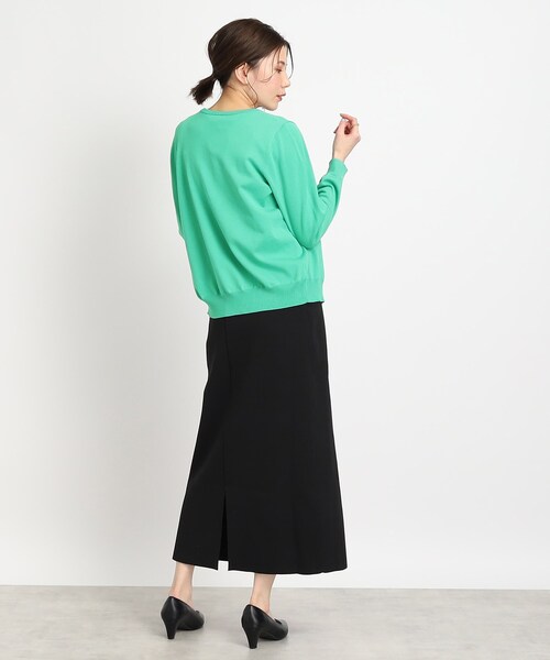 DRESKIP（ドレスキップ）の「◆【セットアップ可/前後2WAY】大人コーデに欠かせない！ナロースカート（スカート・レディース・ブラック/ブルー/ナチュラル・02/03/04）」の17枚目の写真