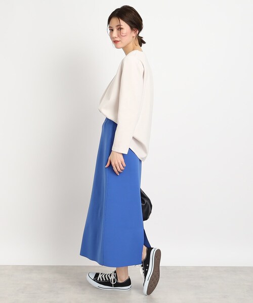 DRESKIP（ドレスキップ）の「◆【セットアップ可/前後2WAY】大人コーデに欠かせない！ナロースカート（スカート・レディース・ブラック/ブルー/ナチュラル・02/03/04）」の7枚目の写真