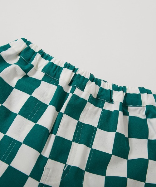 devirock（デビロック）の「よくばりストレッチ ツイル 総柄ベイカーハーフパンツ（その他パンツ・キッズ・ダークベージュ/ブラック/グレー系その他/グリーン系1/ベージュ系1/パープル系1・100cm/110cm/120cm/130cm/140cm/150cm/160cm）」の12枚目の写真