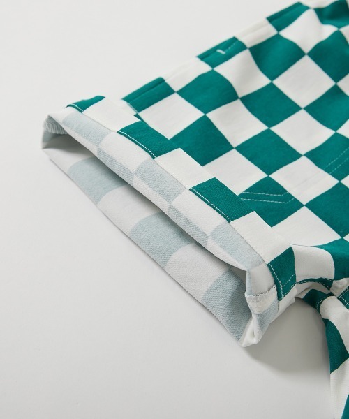 devirock（デビロック）の「よくばりストレッチ ツイル 総柄ベイカーハーフパンツ（その他パンツ・キッズ・ダークベージュ/ブラック/グレー系その他/グリーン系1/ベージュ系1/パープル系1・100cm/110cm/120cm/130cm/140cm/150cm/160cm）」の14枚目の写真