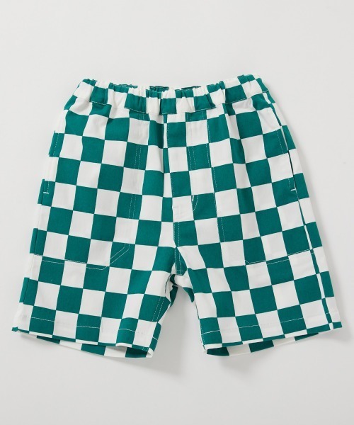 devirock（デビロック）の「よくばりストレッチ ツイル 総柄ベイカーハーフパンツ（その他パンツ・キッズ・ダークベージュ/ブラック/グレー系その他/グリーン系1/ベージュ系1/パープル系1・100cm/110cm/120cm/130cm/140cm/150cm/160cm）」の16枚目の写真