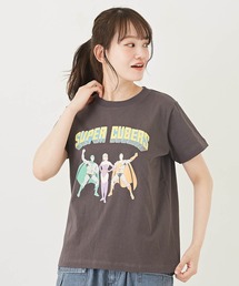 CUBE SUGAR（キューブシュガー）の「OE天竺ヒーローズプリントTシャツ（Tシャツ/カットソー）」