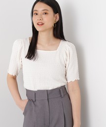 N.（N. Natural Beauty Basic） | ◆スクエアネックカットソー(Tシャツ/カットソー)