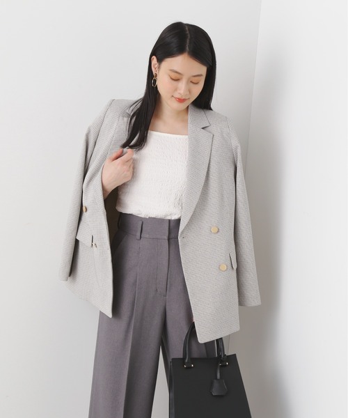 N.(N. Natural Beauty Basic)(エヌエヌナチュラルビューティーベーシック)の「◆スクエアネックカットソー(Tシャツ/カットソー・レディース・オレンジ/オフホワイト/ブラック・MEDIUM)」の7枚目の写真