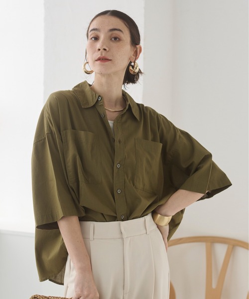 AURALEE シアーシャツ　サイズ1 look28.jpg