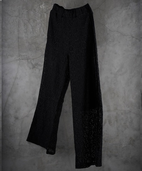 G.O.C（ジーオーシー）の「レイヤードレースワイドパンツ（その他パンツ・メンズ・ホワイト/ブラック・MEDIUM/LARGE）」の14枚目の写真