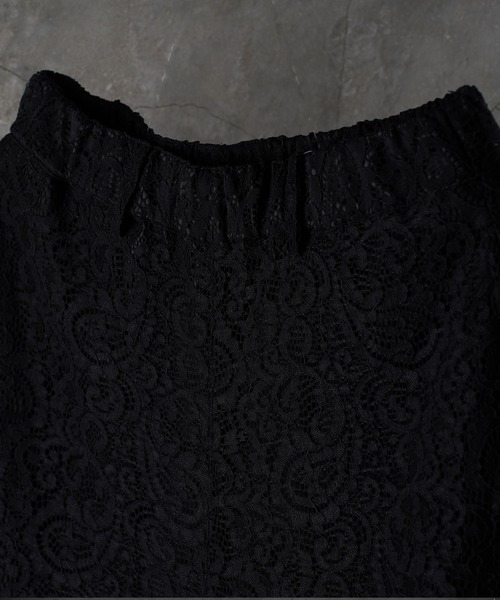 G.O.C（ジーオーシー）の「レイヤードレースワイドパンツ（その他パンツ・メンズ・ホワイト/ブラック・MEDIUM/LARGE）」の18枚目の写真