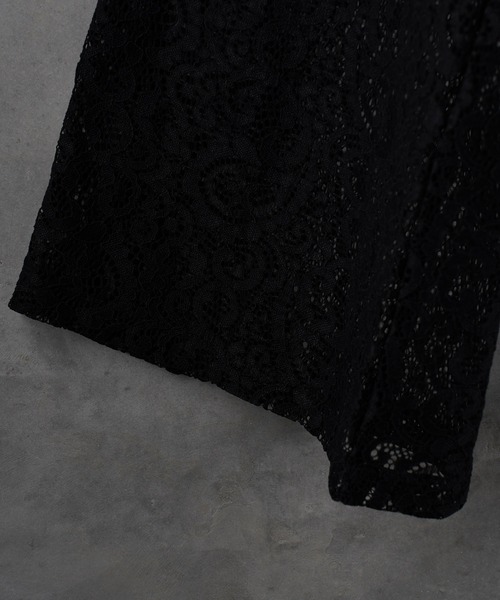 G.O.C（ジーオーシー）の「レイヤードレースワイドパンツ（その他パンツ・メンズ・ホワイト/ブラック・MEDIUM/LARGE）」の17枚目の写真