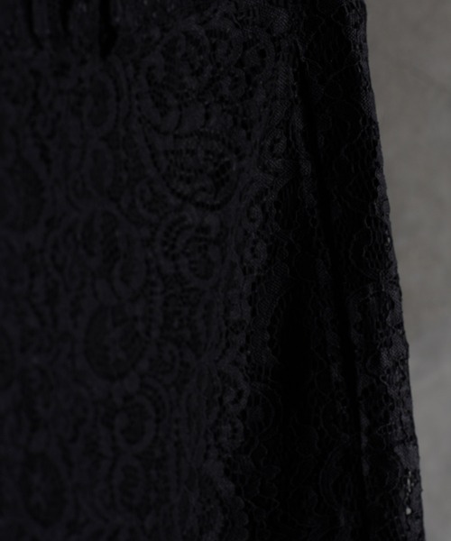 G.O.C（ジーオーシー）の「レイヤードレースワイドパンツ（その他パンツ・メンズ・ホワイト/ブラック・MEDIUM/LARGE）」の15枚目の写真