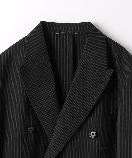 green label relaxing(グリーンレーベルリラクシング)の「ピンストライプ 6B RG PKD スーツジャケット(スーツジャケット・メンズ・ブラック/ネイビー・42/44/46/48/50/52)」の20枚目の写真
