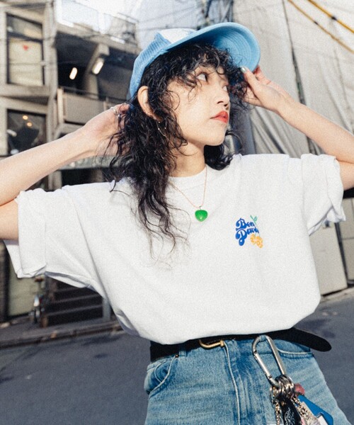 BEN DAVIS（ベンデイビス）の「【23SS】【BEN DAVIS/ベン デイヴィス】 BALL ＆ DICE TEE/別注/プリントTシャツ/ユニセックス【限定展開】（Tシャツ/カットソー・メンズ・ブルー/ブラック/ホワイト/ライトグレー・SMALL/MEDIUM/LARGE/X-LARGE）」の8枚目の写真