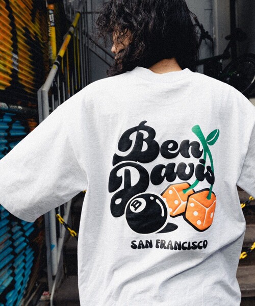 BEN DAVIS（ベンデイビス）の「【23SS】【BEN DAVIS/ベン デイヴィス】 BALL ＆ DICE TEE/別注/プリントTシャツ/ユニセックス【限定展開】（Tシャツ/カットソー・メンズ・ブルー/ブラック/ホワイト/ライトグレー・SMALL/MEDIUM/LARGE/X-LARGE）」の18枚目の写真