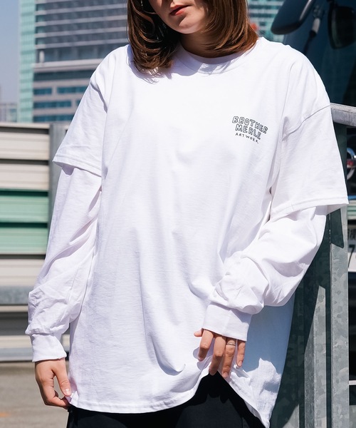 BROTHER MERLE（ブラザー マール）の「GLADYS S/S T-SHIRTS/BROTHER MERLE(ブラザーマール)半袖バックプリントTシャツ（Tシャツ/カットソー・メンズ・スカイブルー/ホワイト/ブラック・X-LARGE/MEDIUM/LARGE）」の12枚目の写真